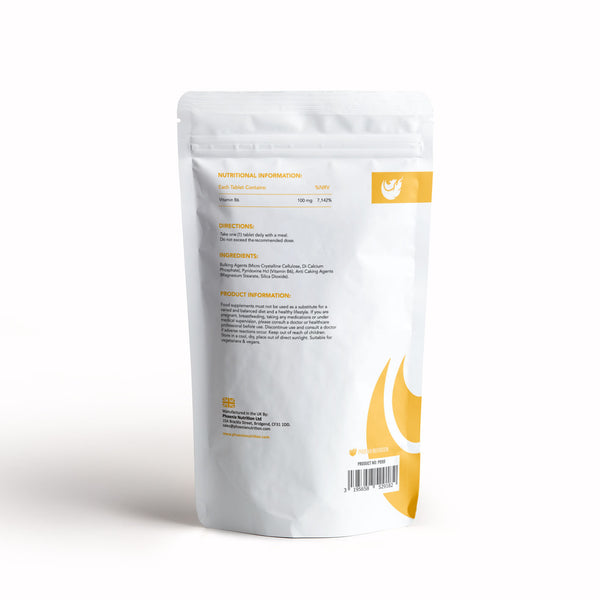 Vitamin B6 100 mg Phoenix Nutrition