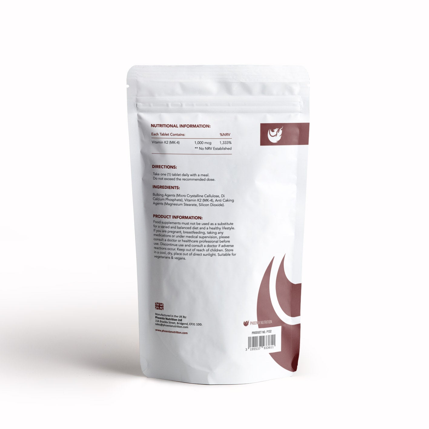 Vitamin K2 MK-4 1000 mcg